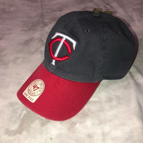 NWT ‘47 MLB Minnesota Twins Clean Up Logo Baseball Cap - Picture 1 of 5